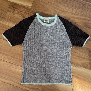 Route 66 Vintage Baseball Knit Tee Size Medium